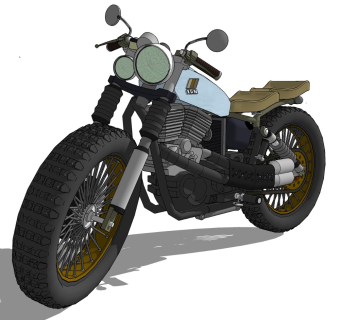 超精细摩托车模型 (107)